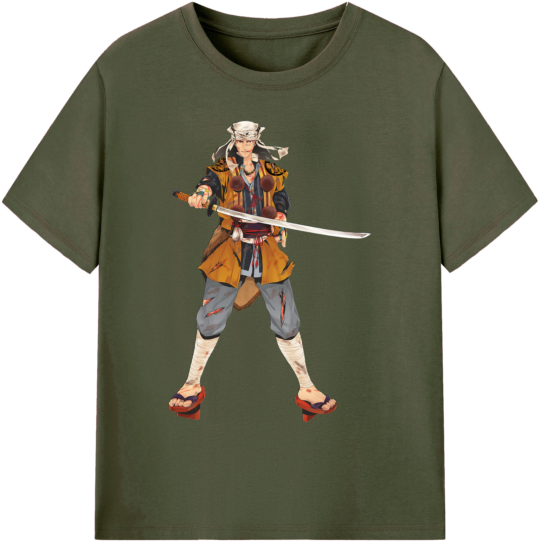 （画像用） 刀剣乱舞 Touken Ranbu 綿100％ メンズ半袖Tシャツ｜肌触りやわらか＆通気性